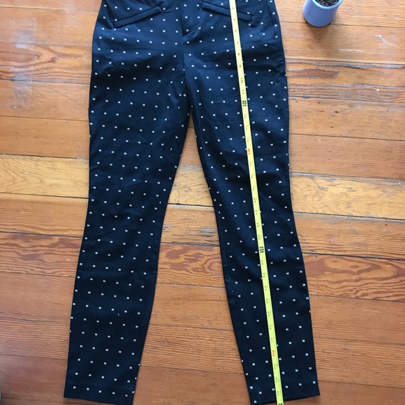 GAP Signature Skinny Ankle Pant, Black Geo Print - Picture 4 of 14